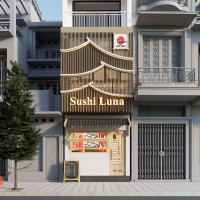 Thiết kế nhà hàng sushi Luna phong cách ấn tượng 